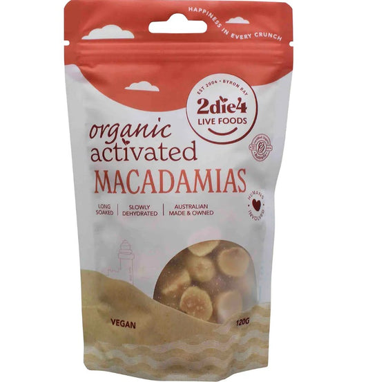 2die4-Organic Macadamias120G