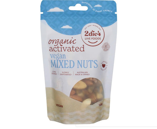2die4-Organic Mixed Nuts(vegan)-120g