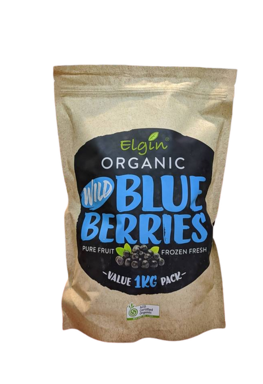 Elgin - Organic Wild Blueberries 1kg (FROZEN)