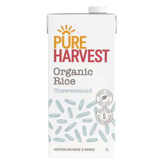 Pure Harvest Organic Rice Unsweetened-1L