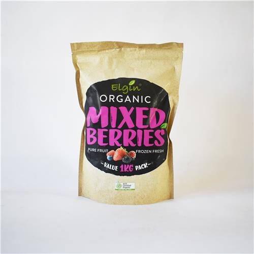 Elgin Organic.- Mixed Berries(Frozen) -  1kg