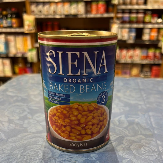 Siena -organic baked beans-400g