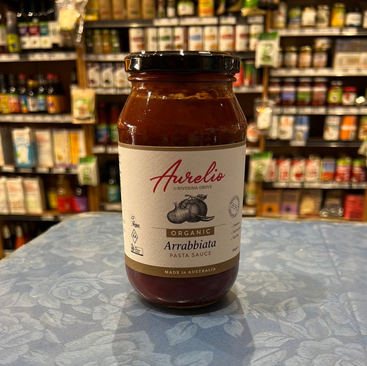 Aurelio-organic arrabbiata pasta sauce-500g