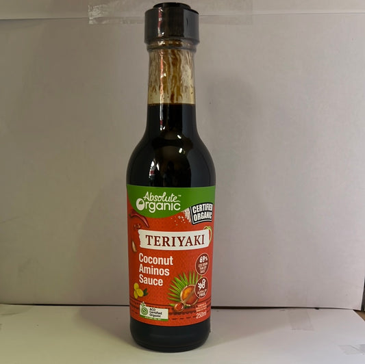 Absolute Organic-Teriyaki(coconut aminos sauce)-250ml