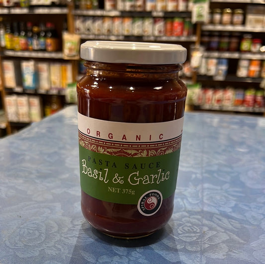 Spiral-organic Basil & garlic pasta sauce-375g