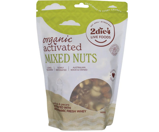 2die4-Organic Mixed Nuts-120g
