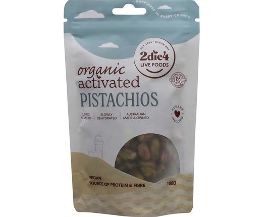 2die4-Organic Pistachios-100g