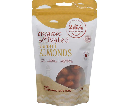 2die4-Organic Tamari Almonds-120g