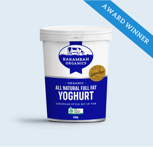 BARAMBAH ORGANICS-ALL NATURAL YOGHURT -500G