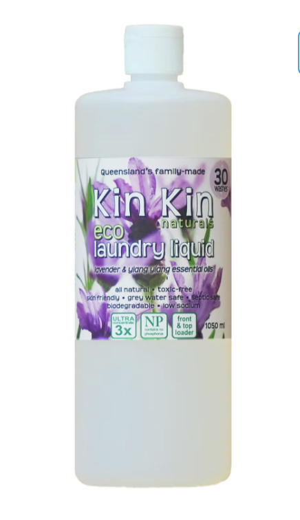 Kin Kin Naturals Eco Laundry Liquid Lavender and Ylangb 1050ml