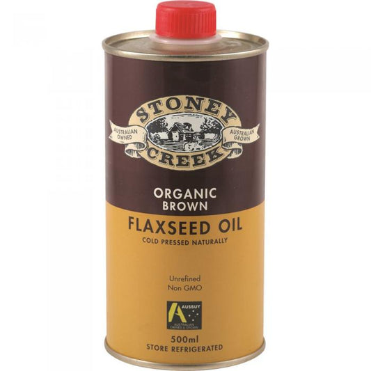 Stoney Creek- Organic Flaxseed Oil Brown -500ml