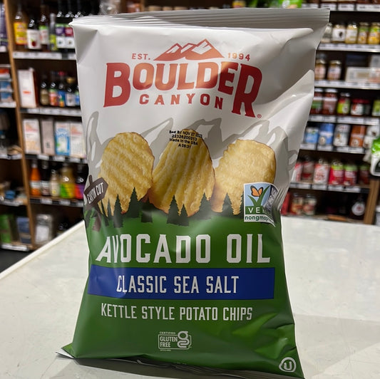 Boulder Canyon-Avocado Oil Classic Sea Salt Chips-141.8G