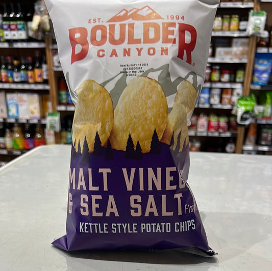 Boulder Canyou-Malt Vinegar & Sea Salt Chips-141.8G