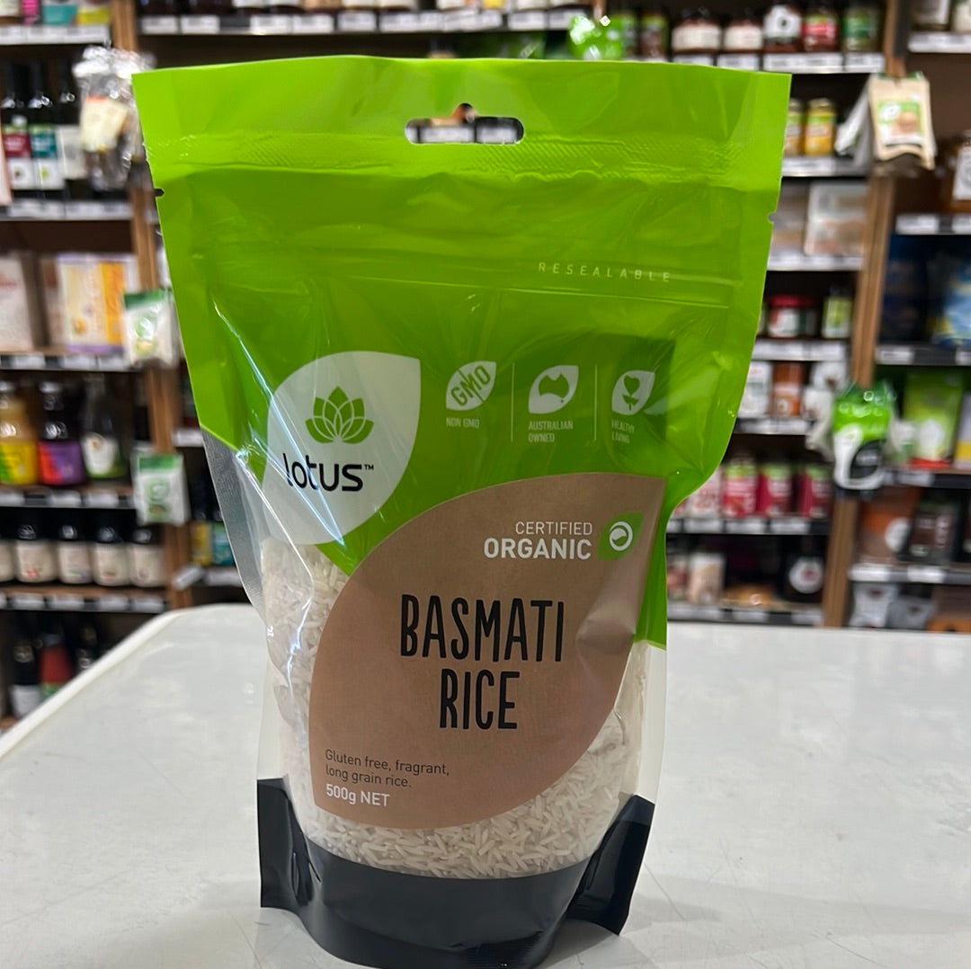 Lotus Organic Basmati Rice 500G