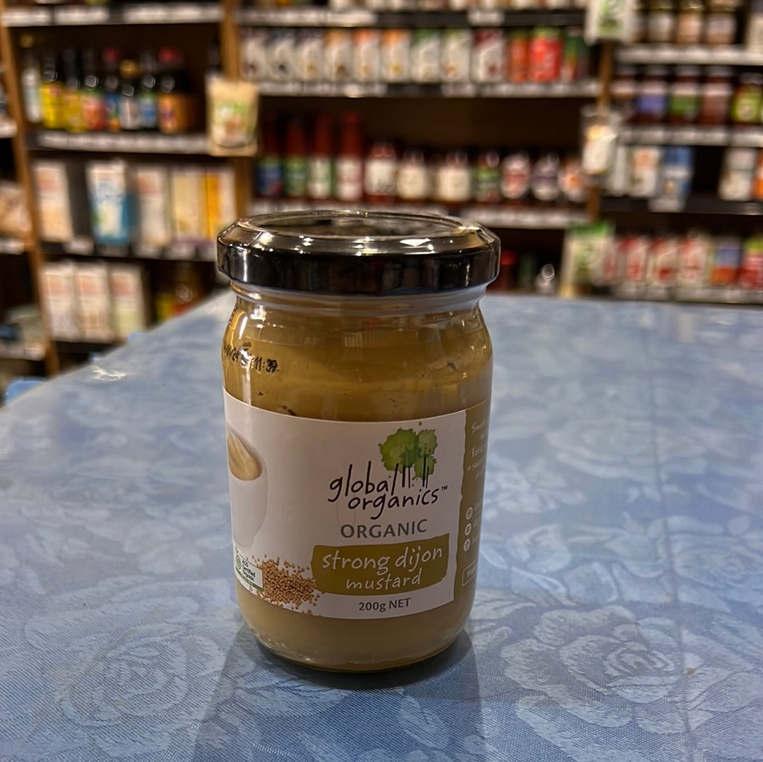 Globall organics-strong Dijon mustard-200g