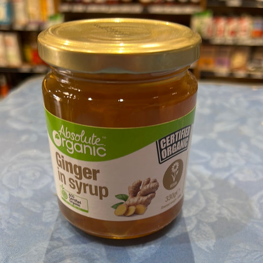 Absolute organic-ginger in syrup-330g