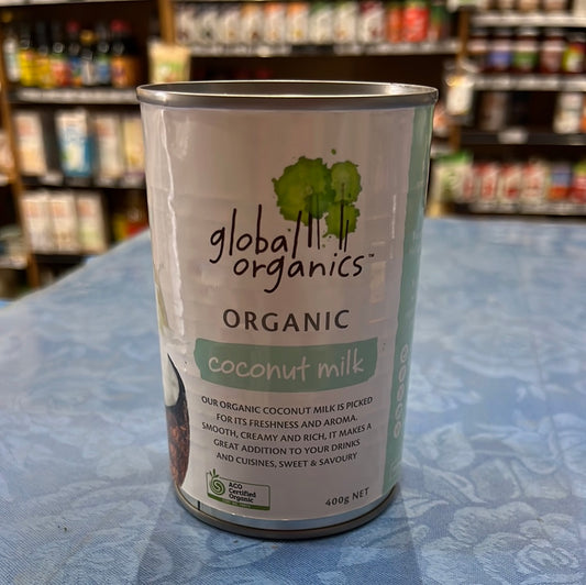 Globall organics-coconut milk-400g