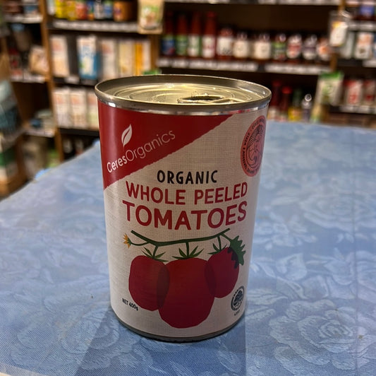 Ceres organics-whole peeled Tomatoes-400g
