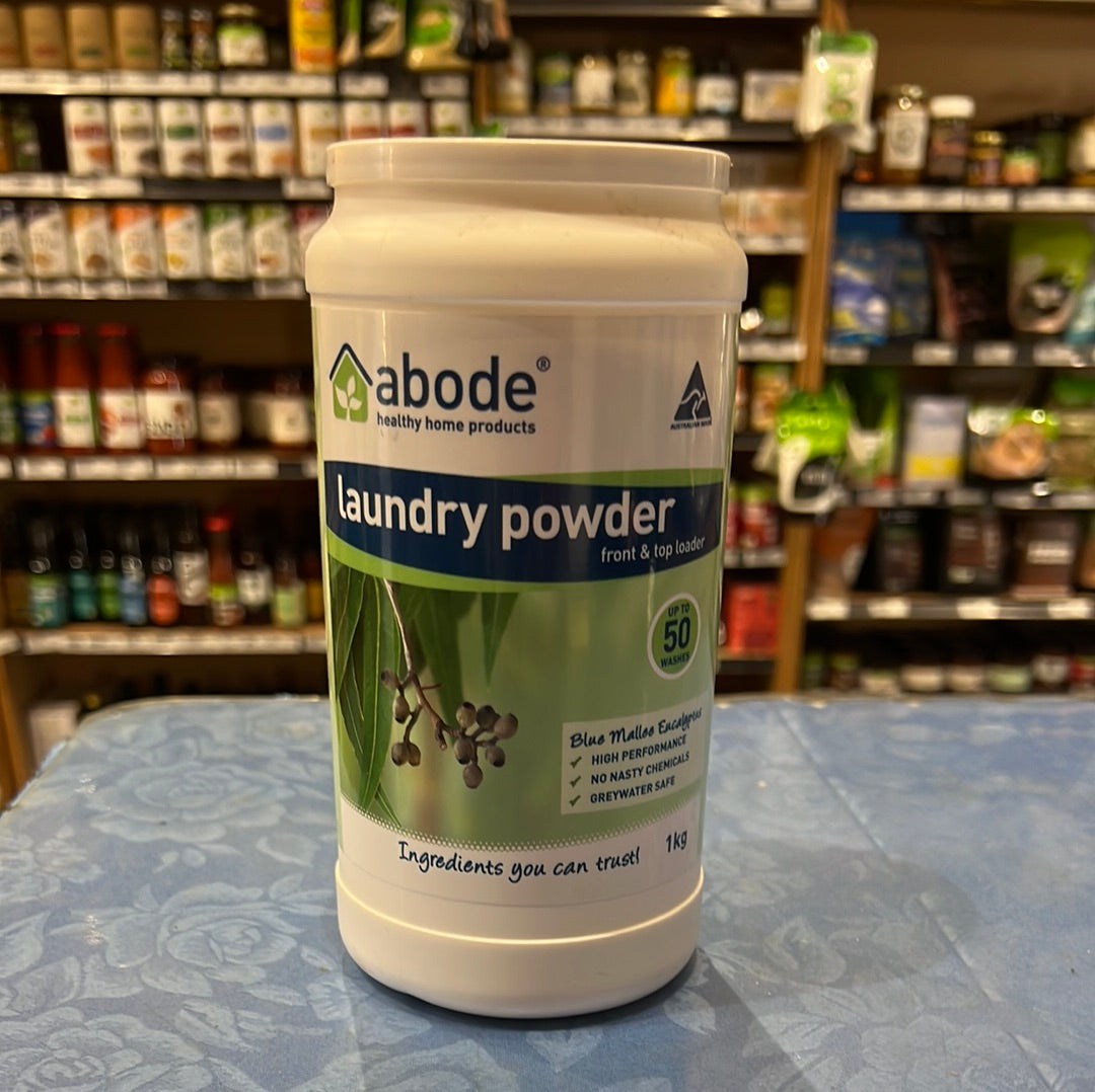 Abode-laundry powder （blus mallee eucalyptus）1Kg